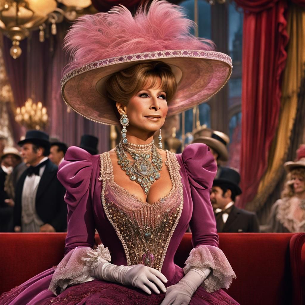 Barbra Streisand as Dolly, Detailed Digital Art