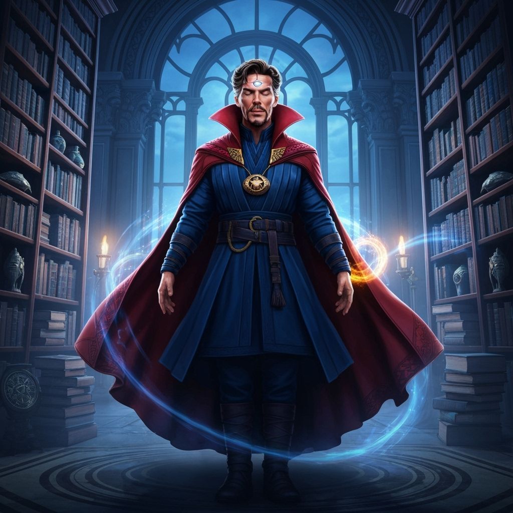 Doctor Strange Meditating in Sanctum Sanctorum