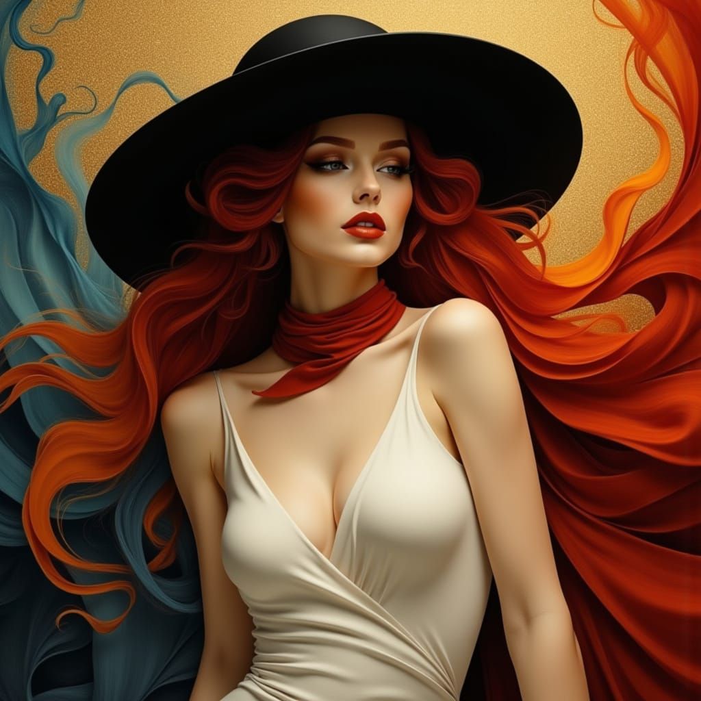 Ethereal Beauty in Opulent Splendor