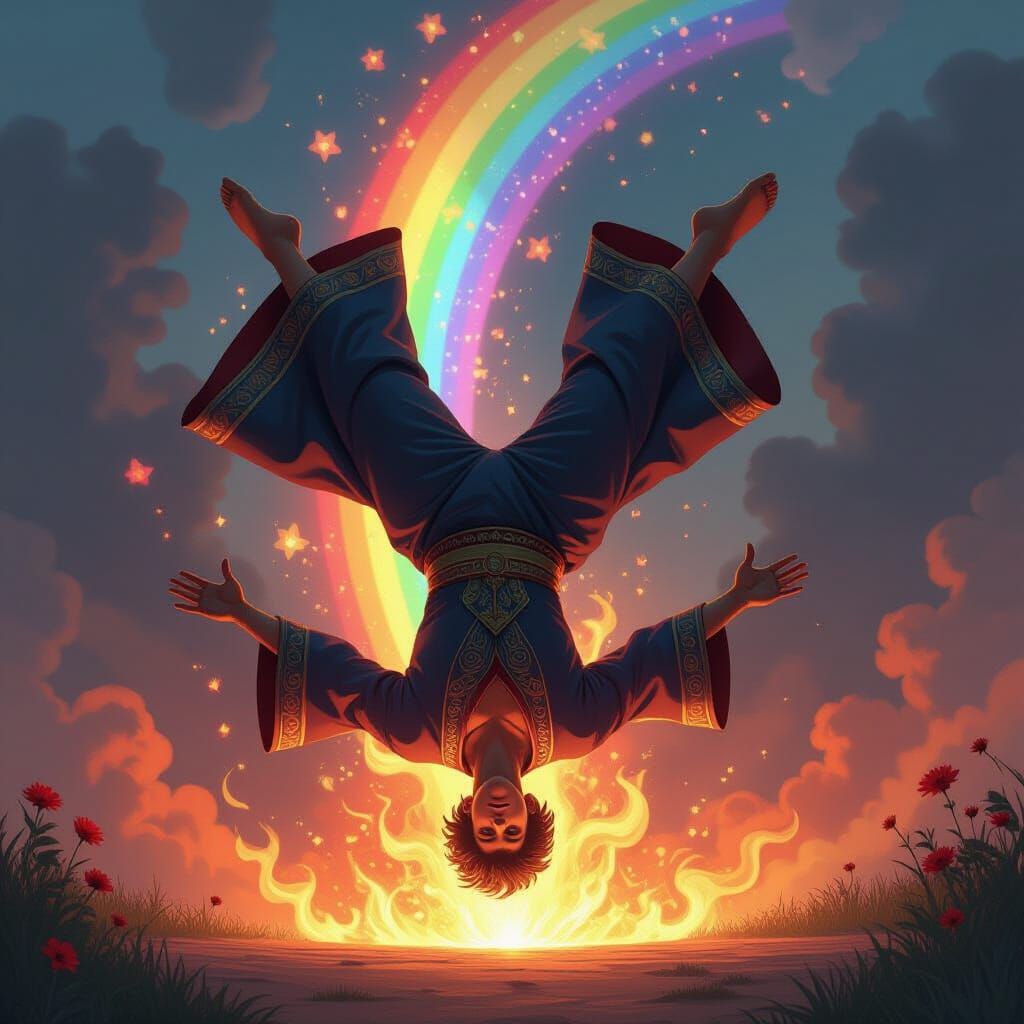 the accidental discovery of the end of the rainbow