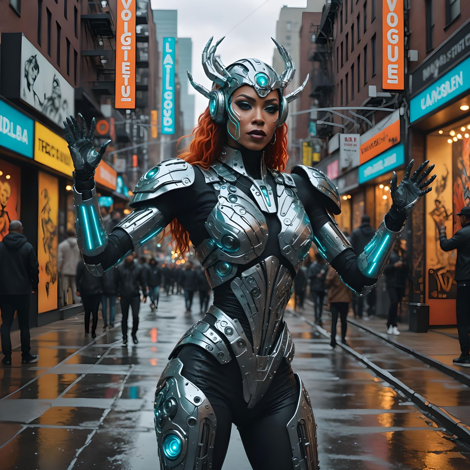 Harlem Cyborg Drag Voguer