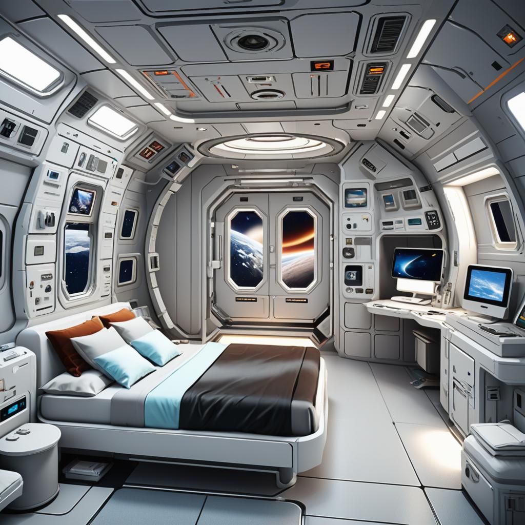 Cosmic Retreat on a Celestial Station