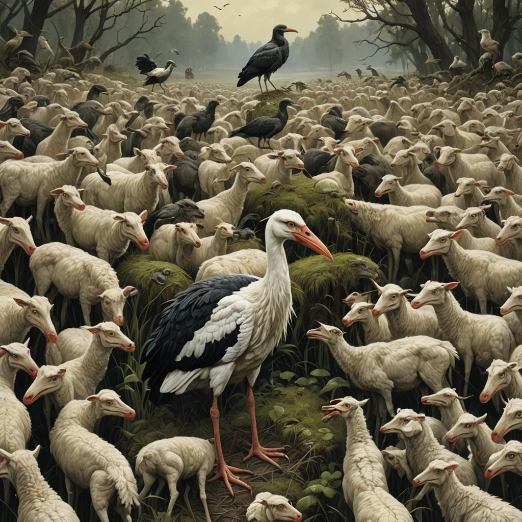 Why the Stork eats Frogs and the Wolf hunts Sheep