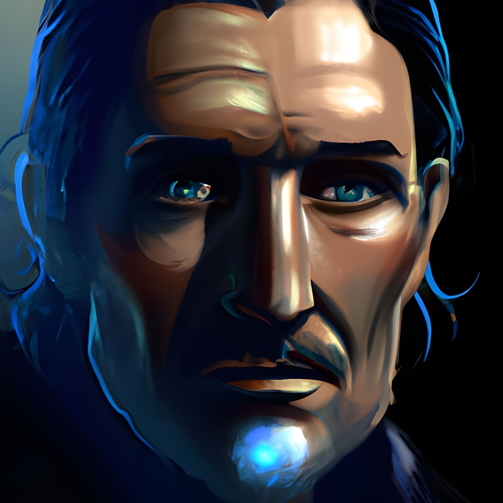 Hyperdetailed Portrait of a Serial Killer in Unreal Engine