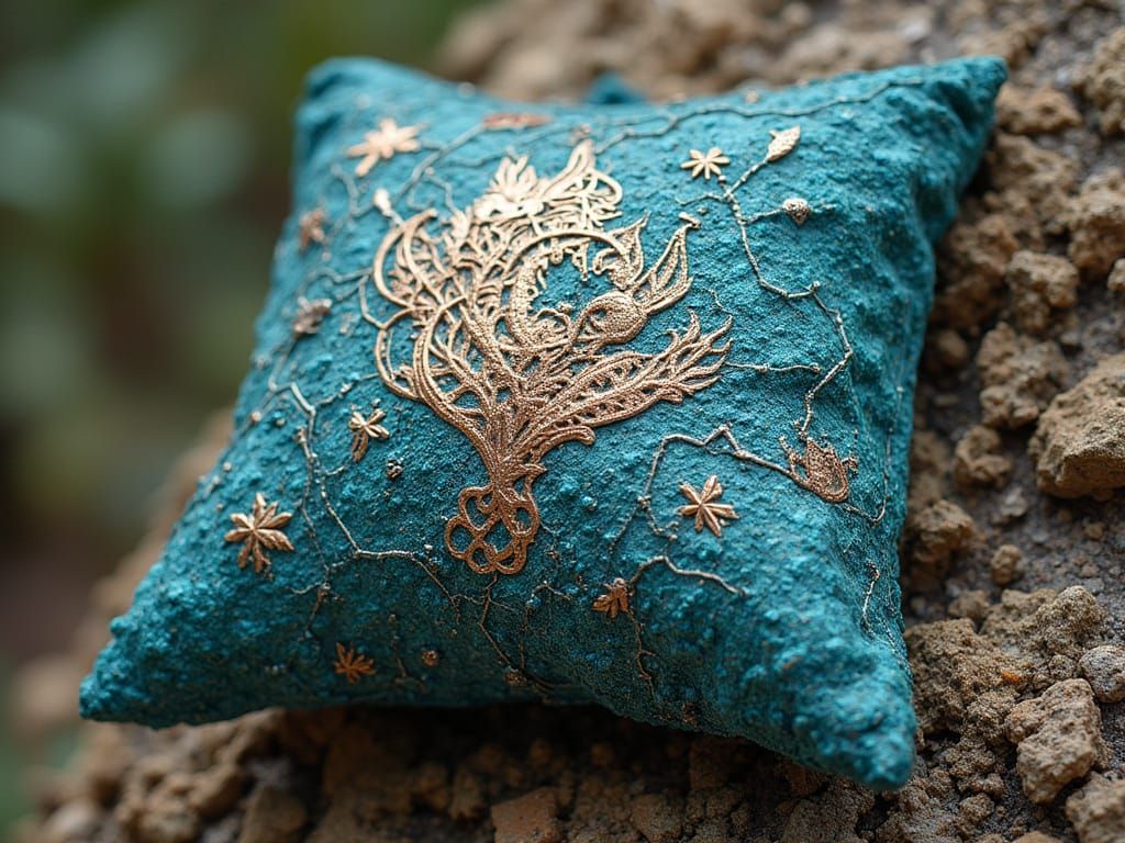 You-Beaut Copperised Fingerspinner in Azurite Malachitic Sta...