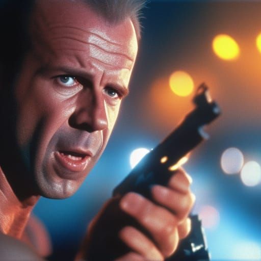 Die Hard Inspired Action Film Scene in 4K
