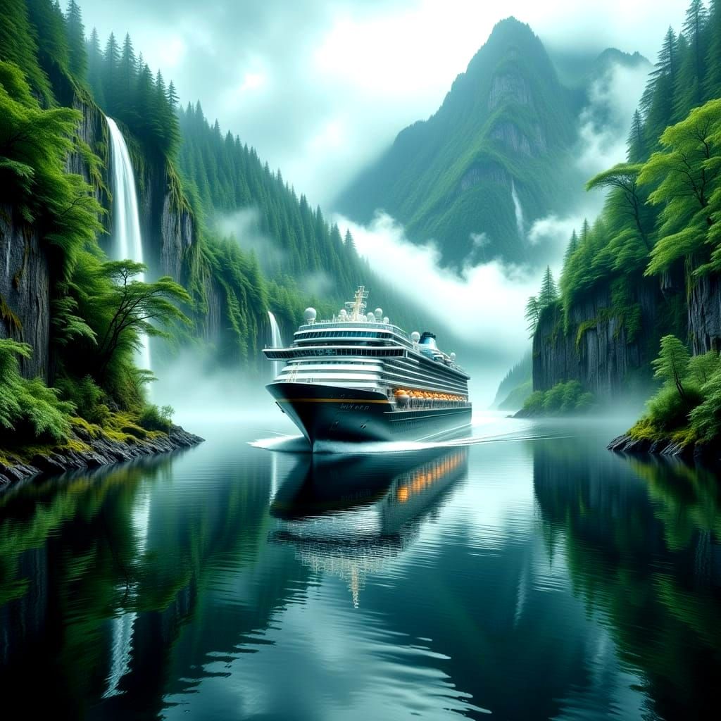 Hyperrealistic Milford Sound Cruise in New Zealand