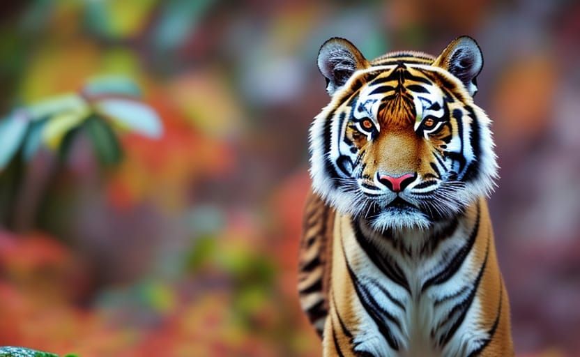 Tiger in Rainforest, Anime Art Style