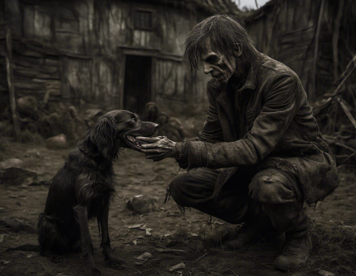 Boy and Puppy Playtime