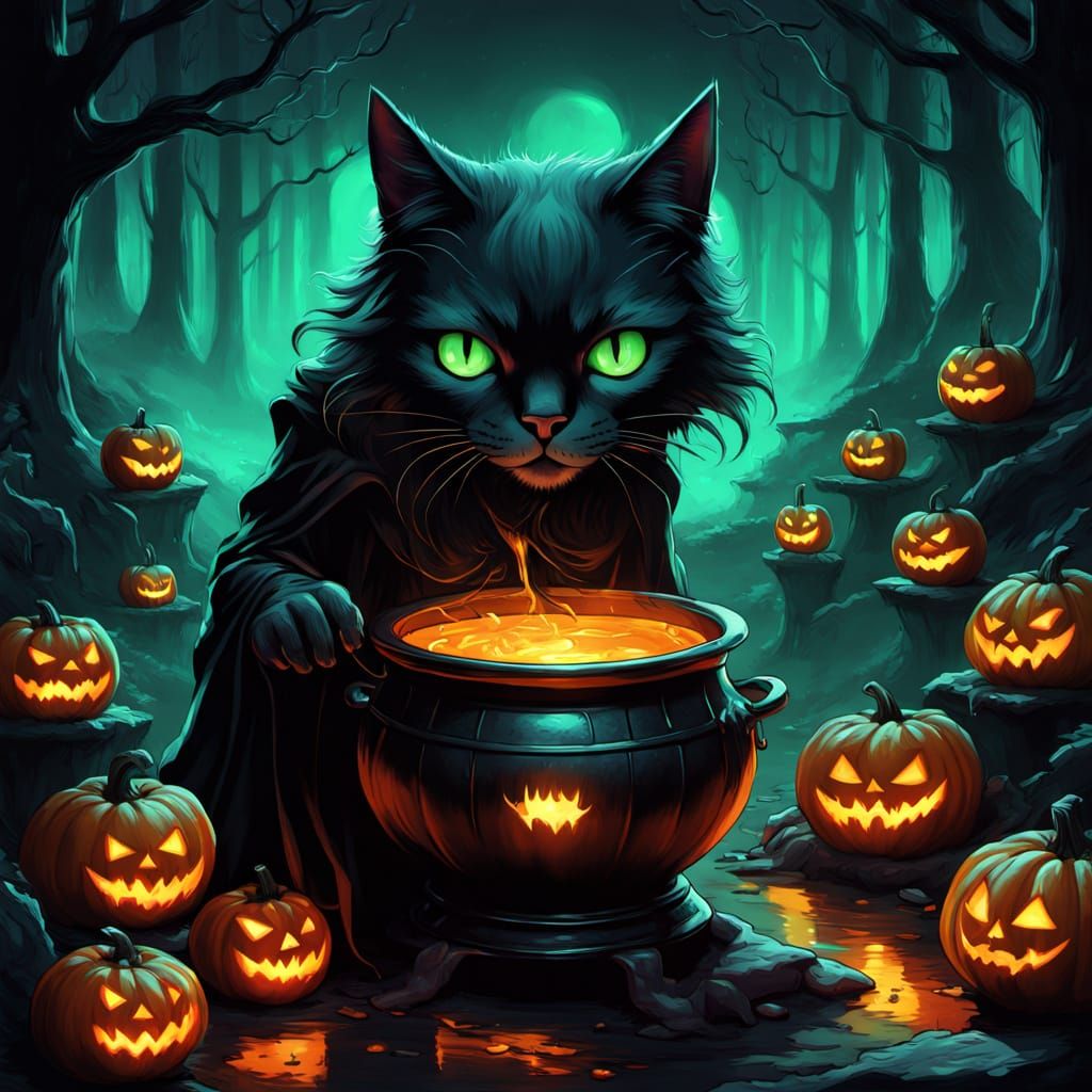 Witchy cat