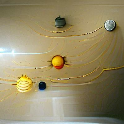 Realistic Solar System Digital Art