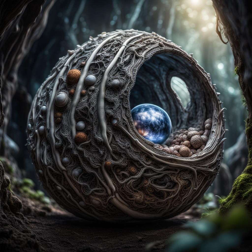 Pandora Cocoon: Cosmic Fantasy in Hyperrealism