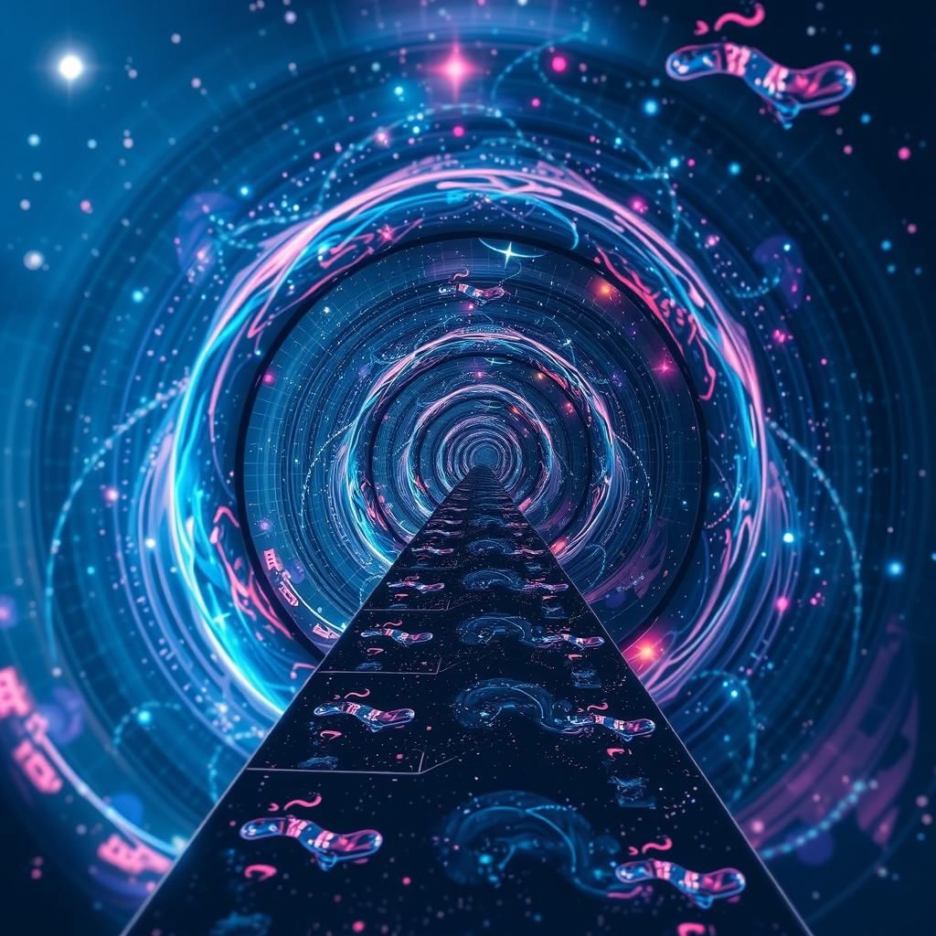 Galaxy Labyrinth: Mirrored Cosmic Pathway