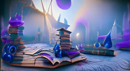 Mystical Book: Fairytale Imagination in 3D