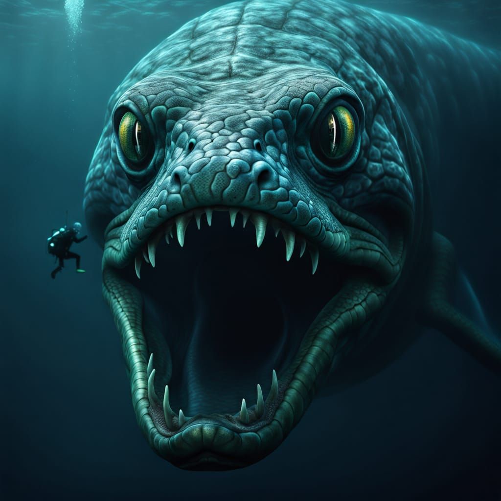 Eerie Hyperrealistic Photography of a Gargantuan Sea Monster