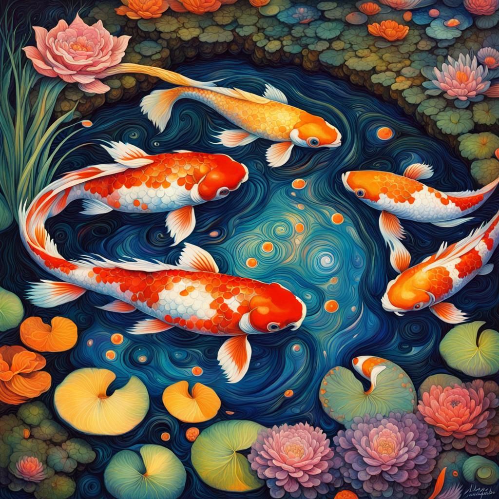 Koi pond