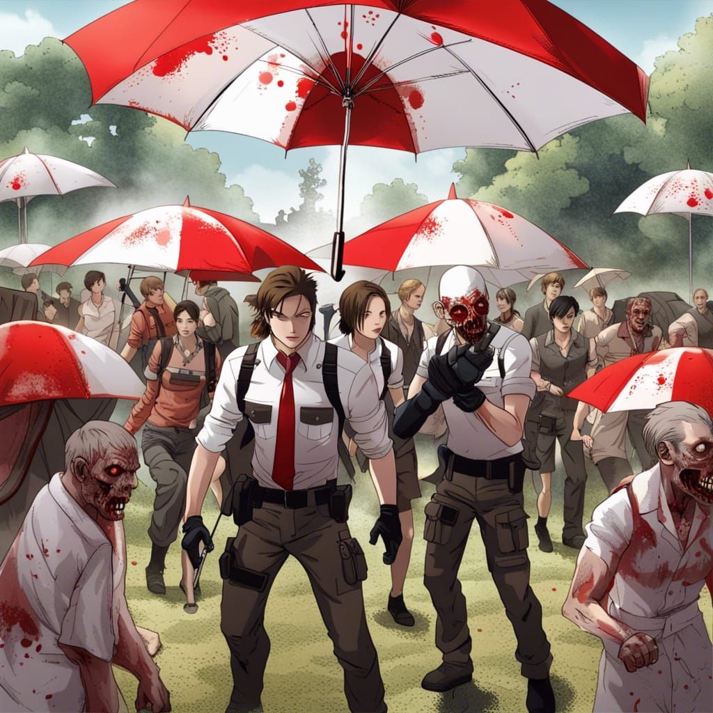 While in San Diego, my friend Chris invited me to the Umbrella Corporation's company picnic...