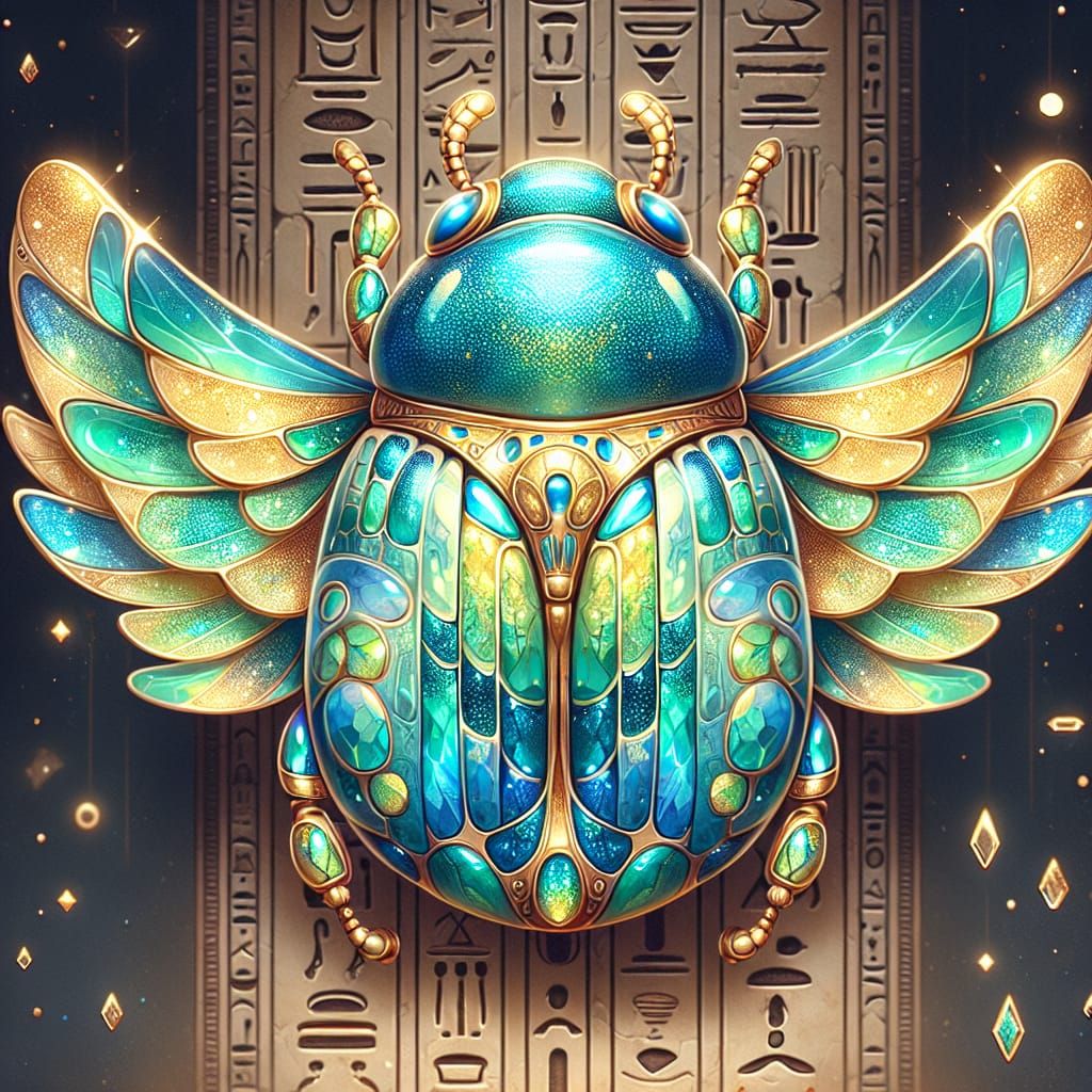 Egyptian scarab beetle