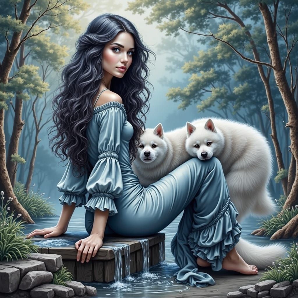 AI Generated Image of a Pretty Woman