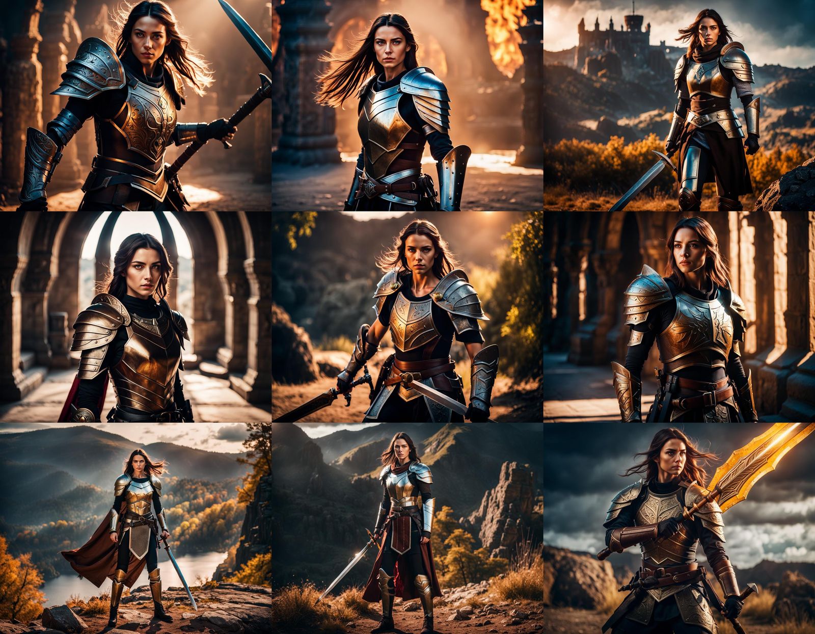 Warrior Paladin in Baldur's Gate 3 Universe