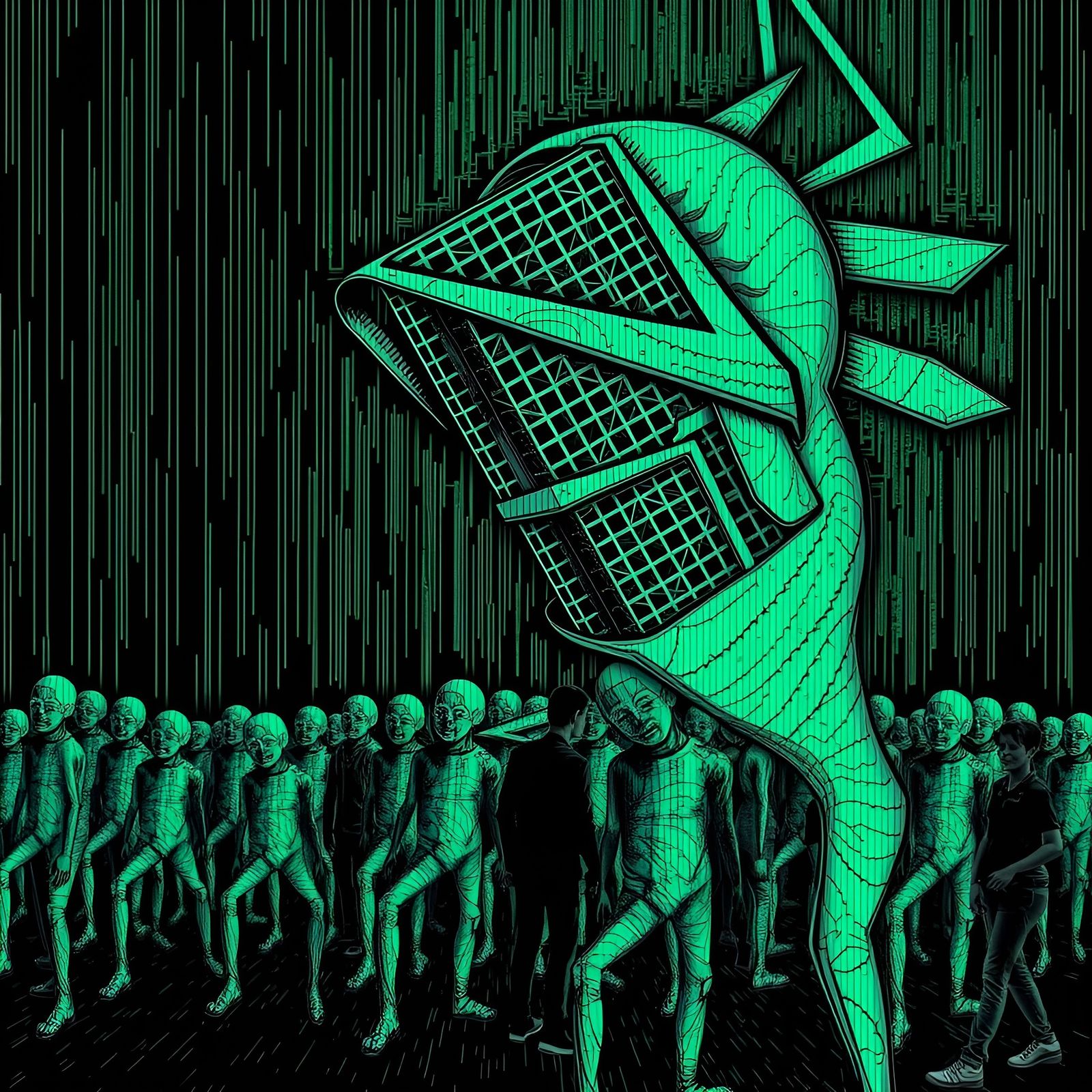 Surreal Dreamscapes in Cyberpunk Style