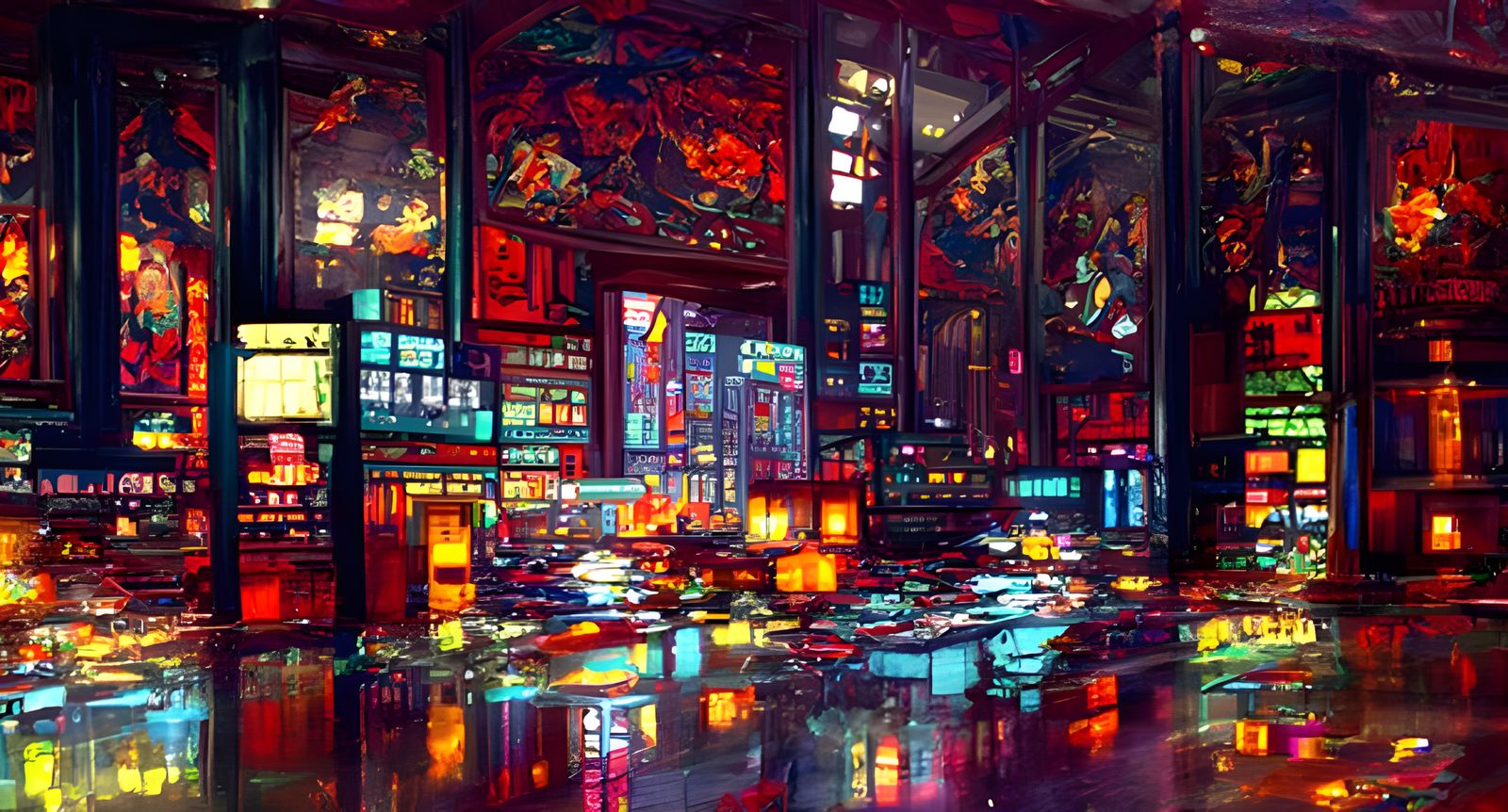 Astral Apocalypse: Gleaming Lucite 3D Rendering