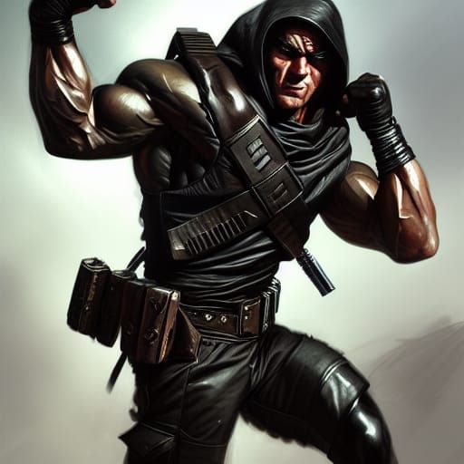 Zartan Portrait in Dynamic Lighting, Hyperdetailed Art