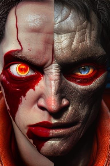 Hyperrealistic Logan Portrait with Intricate Textures