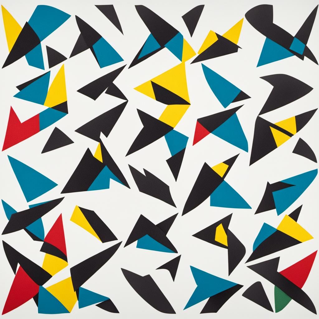 Escher-Inspired Repeating Tessellation Pattern