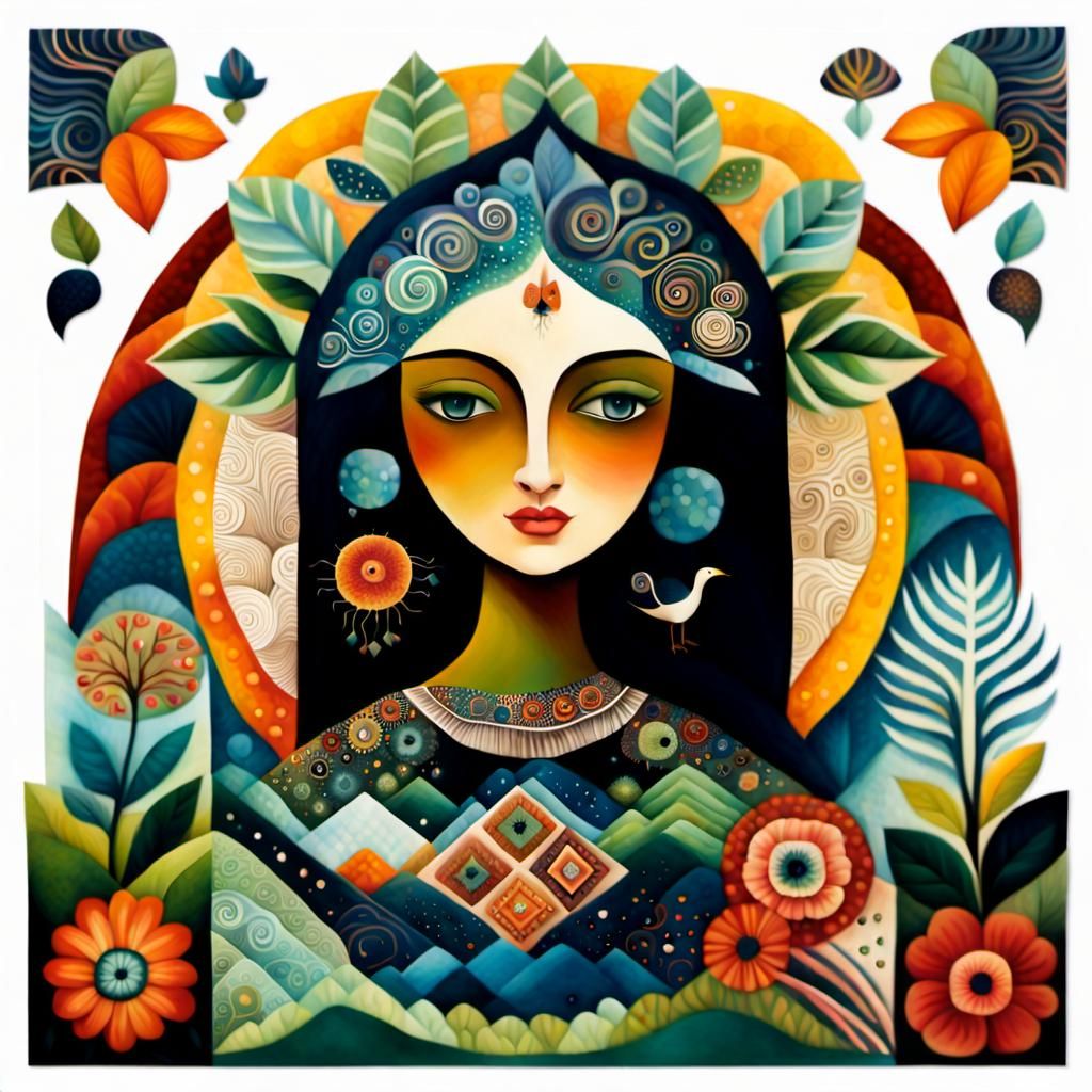 Inspirational Collage Art Piece in 8K