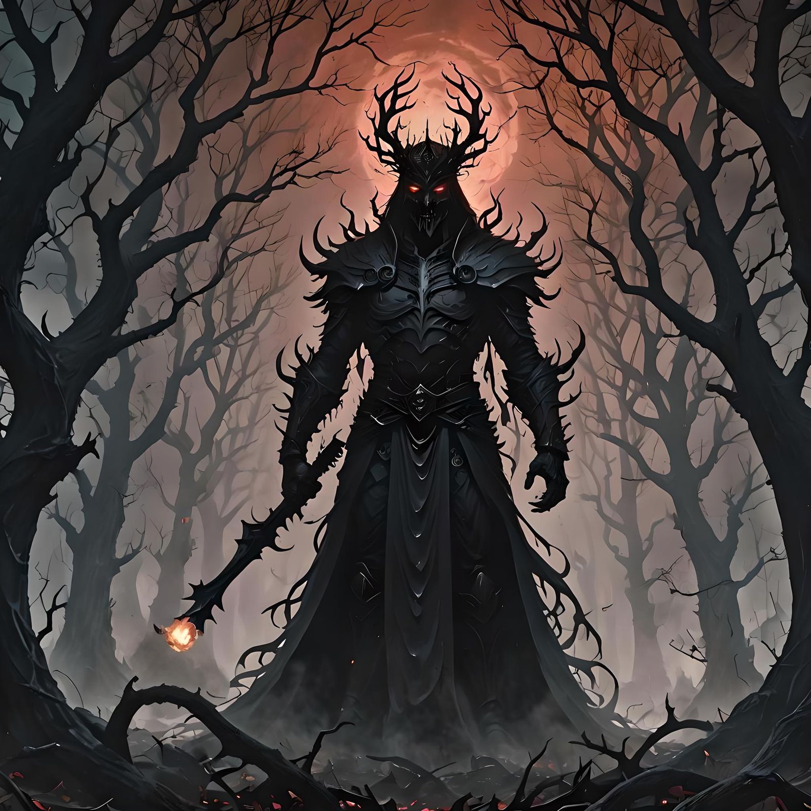 Guardian of the Underworld: AI Generated Image