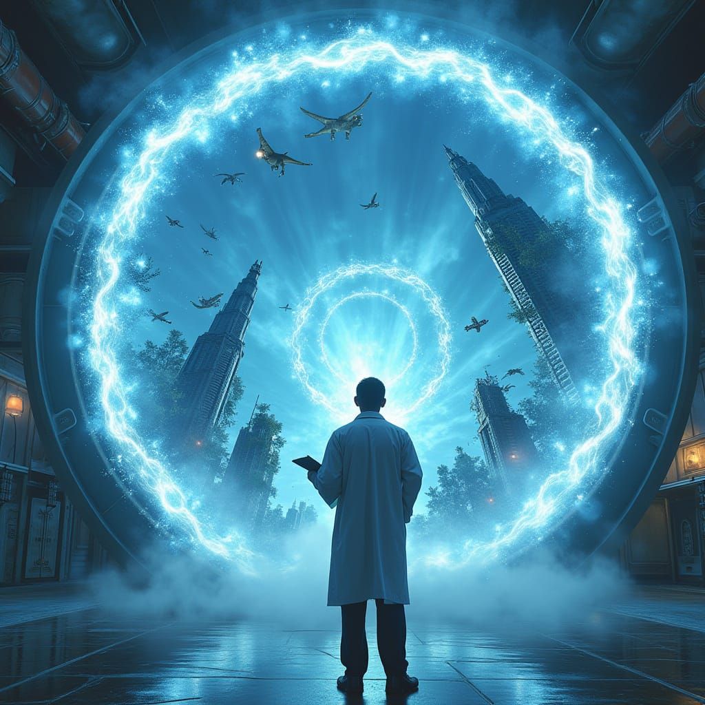 Time Portal Malfunction Reveals Reality's Fabric in a Dazzli...