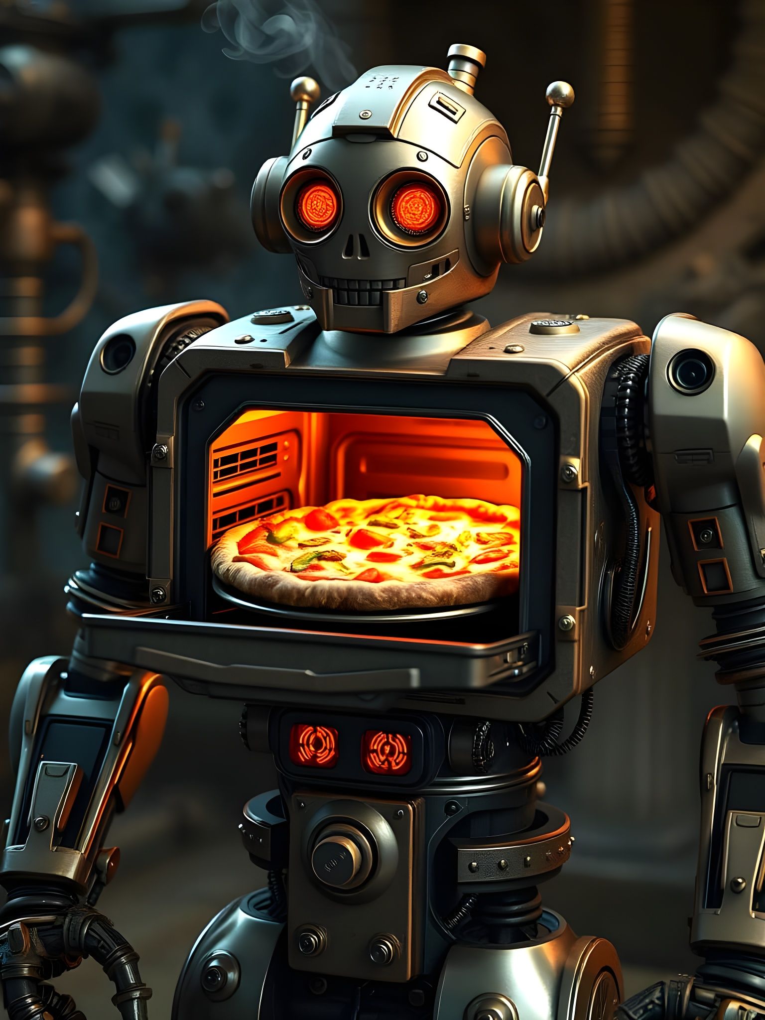 Pizza delivery! Always hot