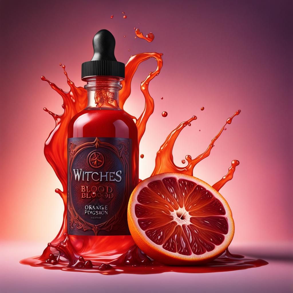 Fiery Witches Blood Poison Bottle Splash Art