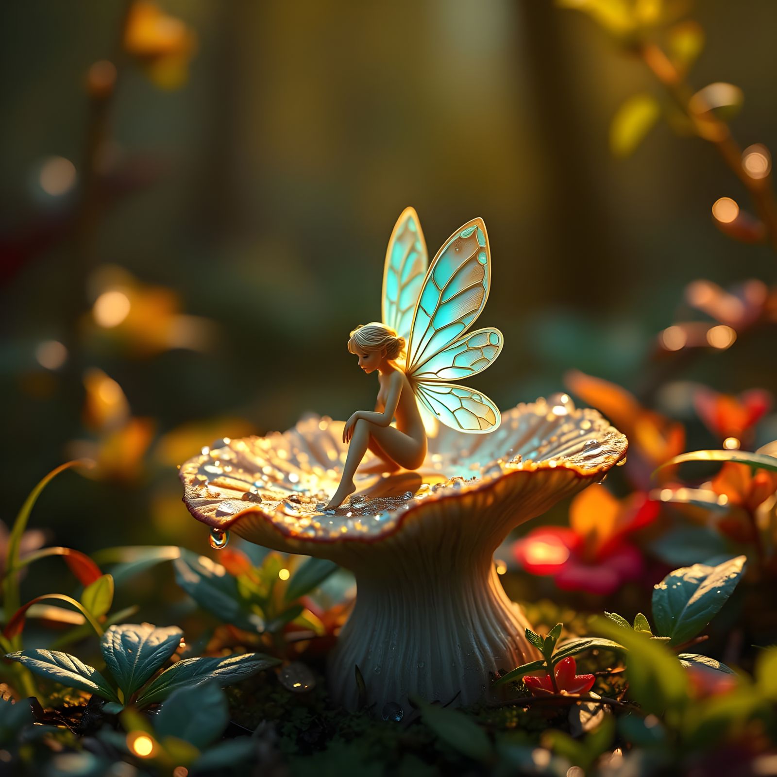 Enchanted Morning in Vibrant Colors