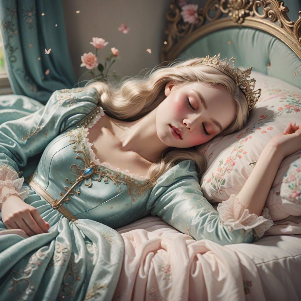 Whimsical Fairytale Princess in Soft Focus