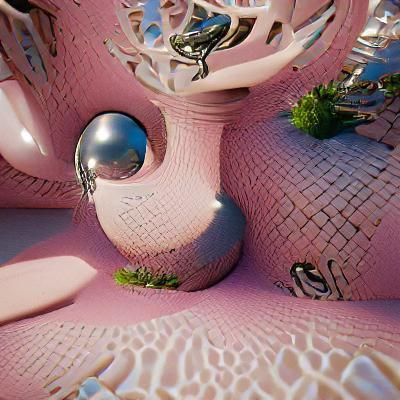 Surreal 3D Rendering of Dyslexia in 8K