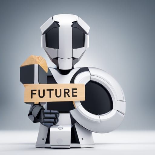 Origami Robot Holds a Sign to the Future