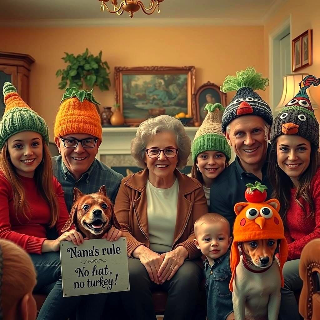 Well, Nana's a vegetarian and little Jimmy has given Rufus h...