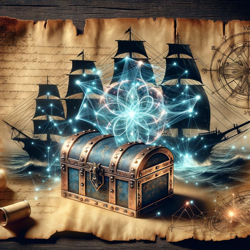 Elven Treasure Chest with Electromagnetic Glow