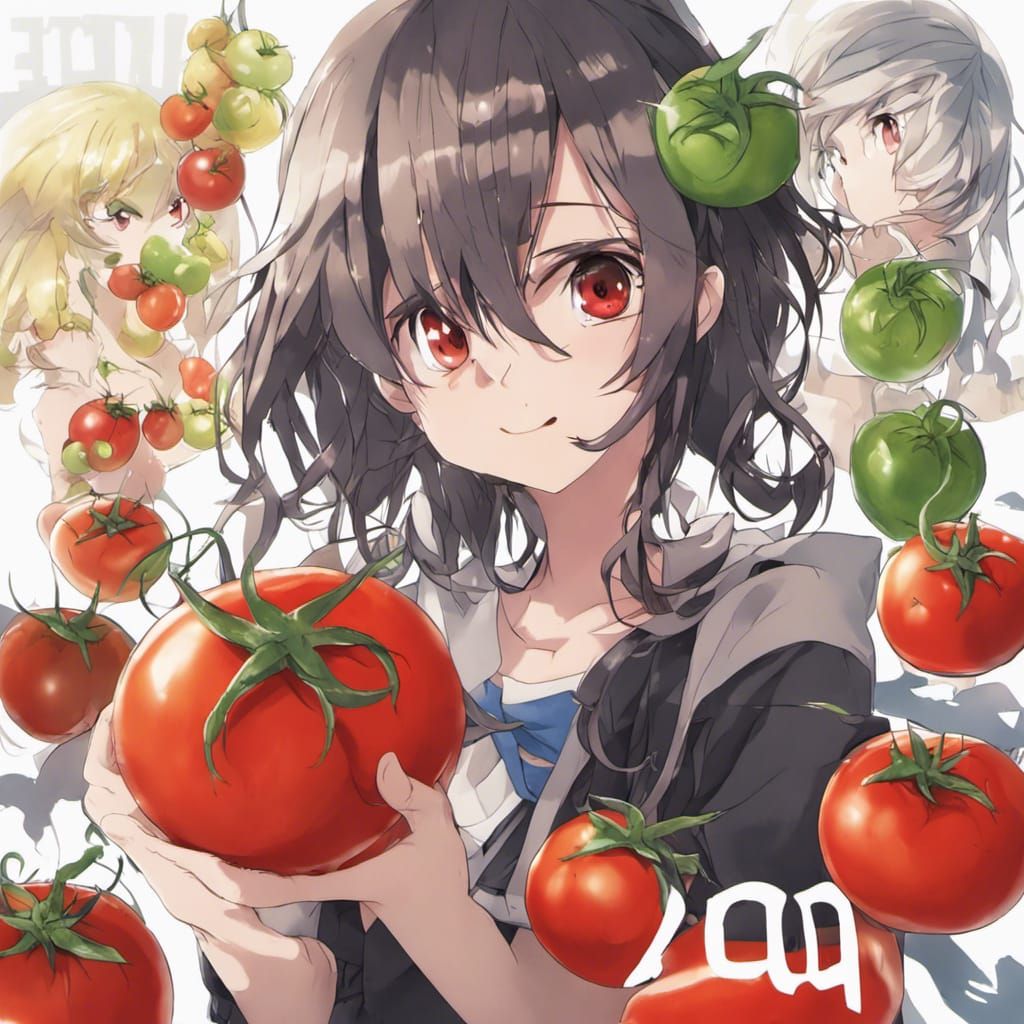 Tomato in Anime Style Key Visual