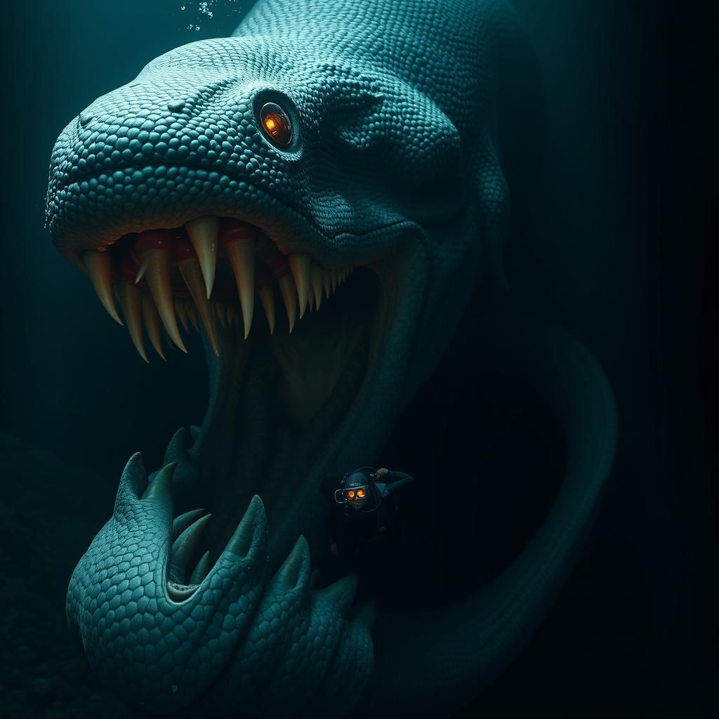 Colossal Moray Eel Ascends from Challenger Deep