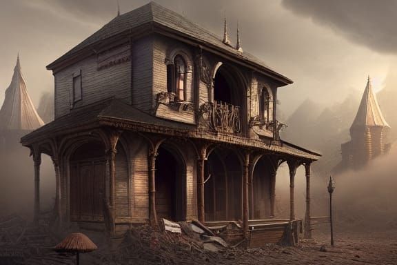 Dusty Wizard's Shop: Cinematic Digital Painting