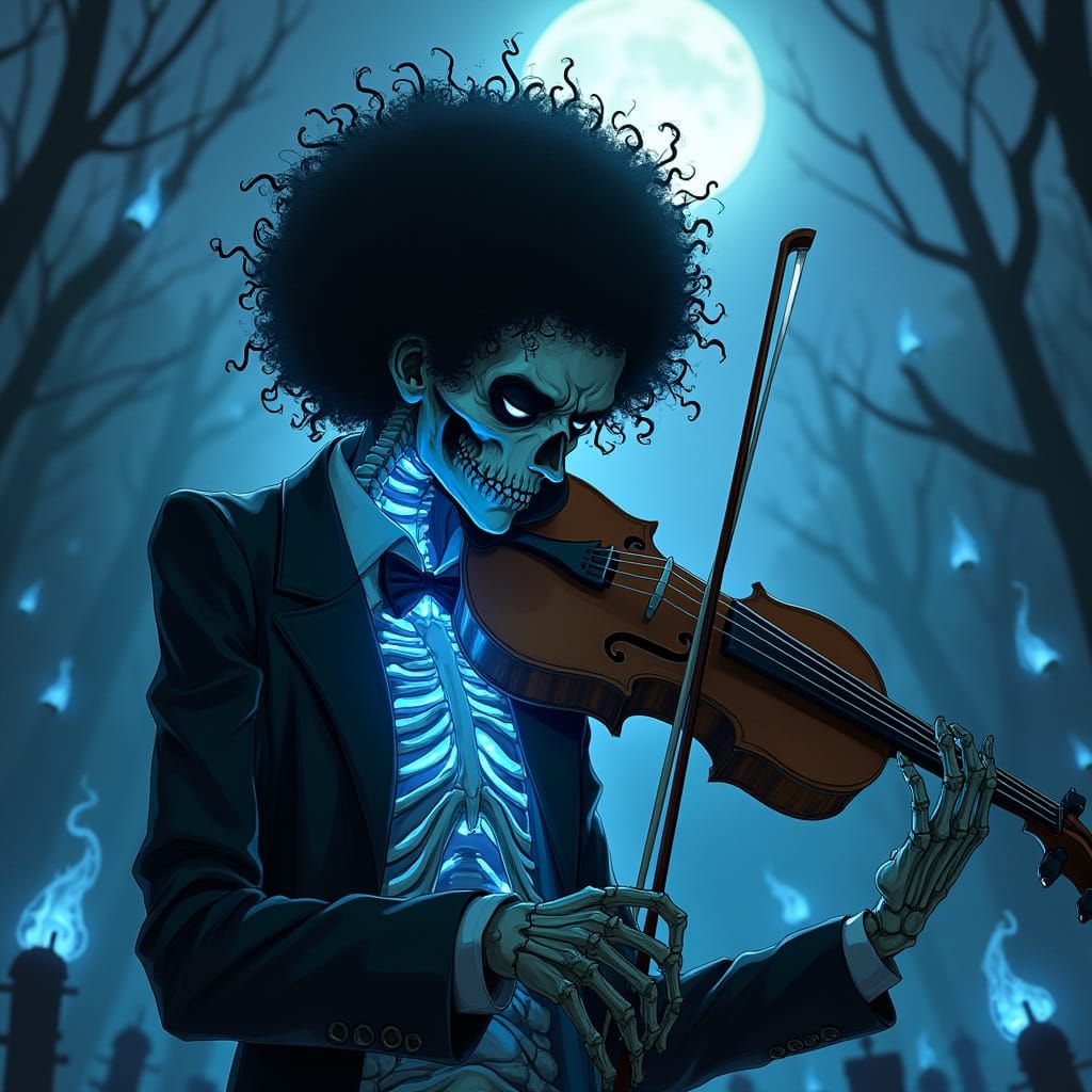 Skeletal Demon's Haunting Graveyard Performance