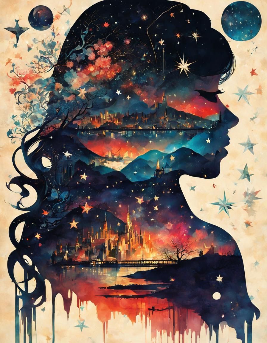 Opera Night in Starry Anime Style