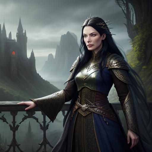Liv Tyler as Arwen in Detailed Matte Painting