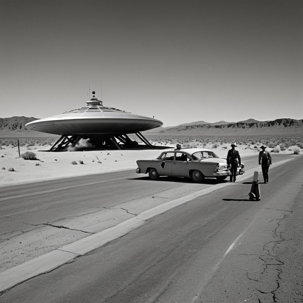 Declassified. 1950's New Mexico.. Saucer Landing.