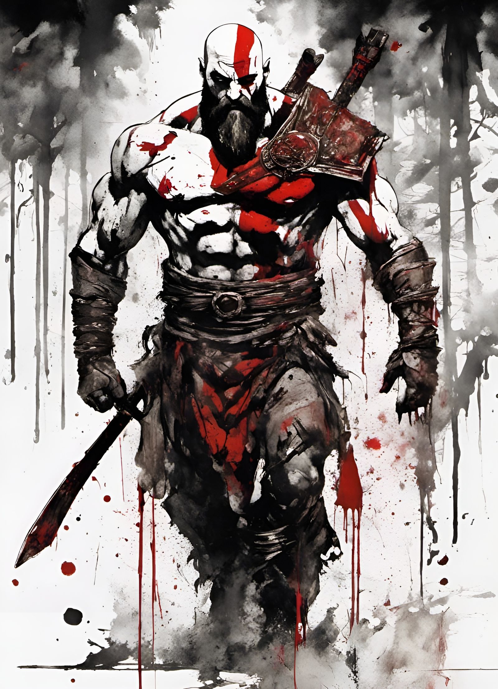 Kratos, the mighty God of War