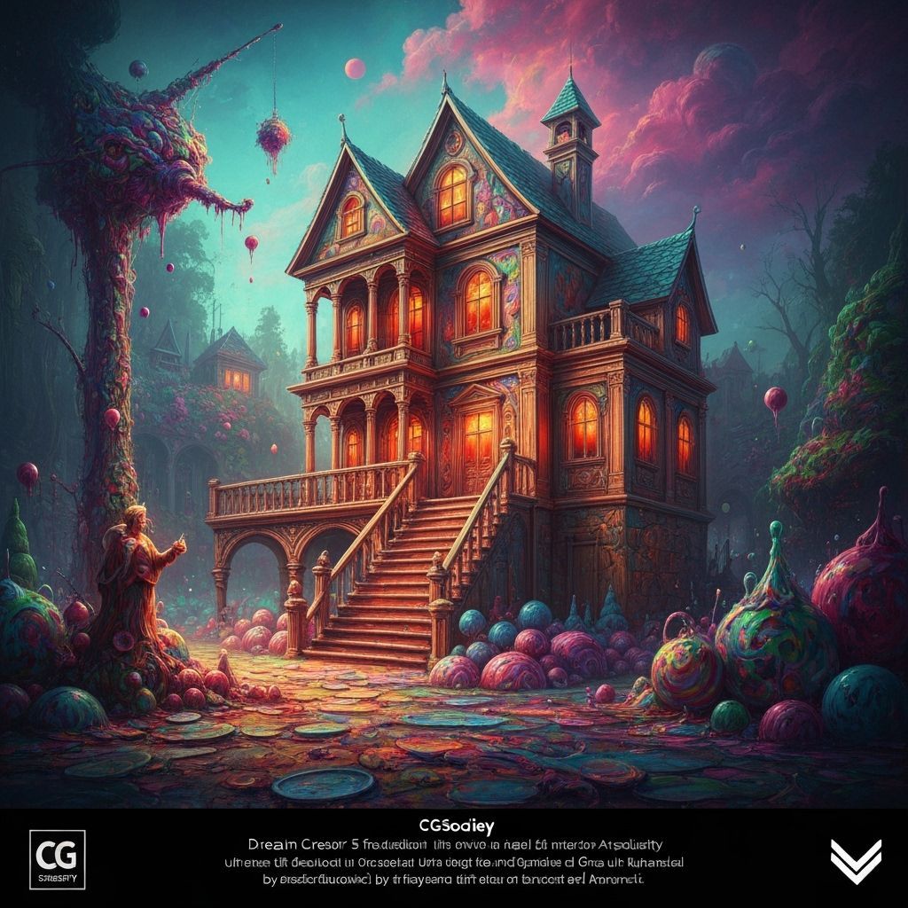 Psychedelic Dream Creator in Fantastical House