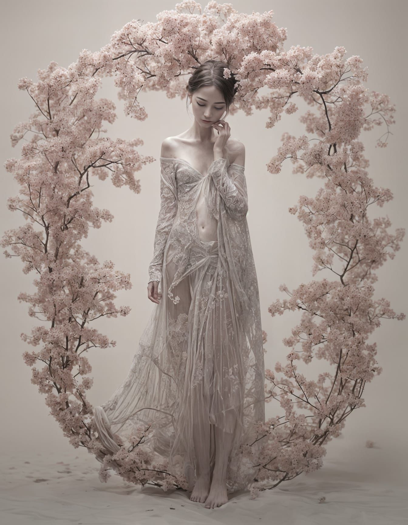 Ethereal Beauty in Fragile Form